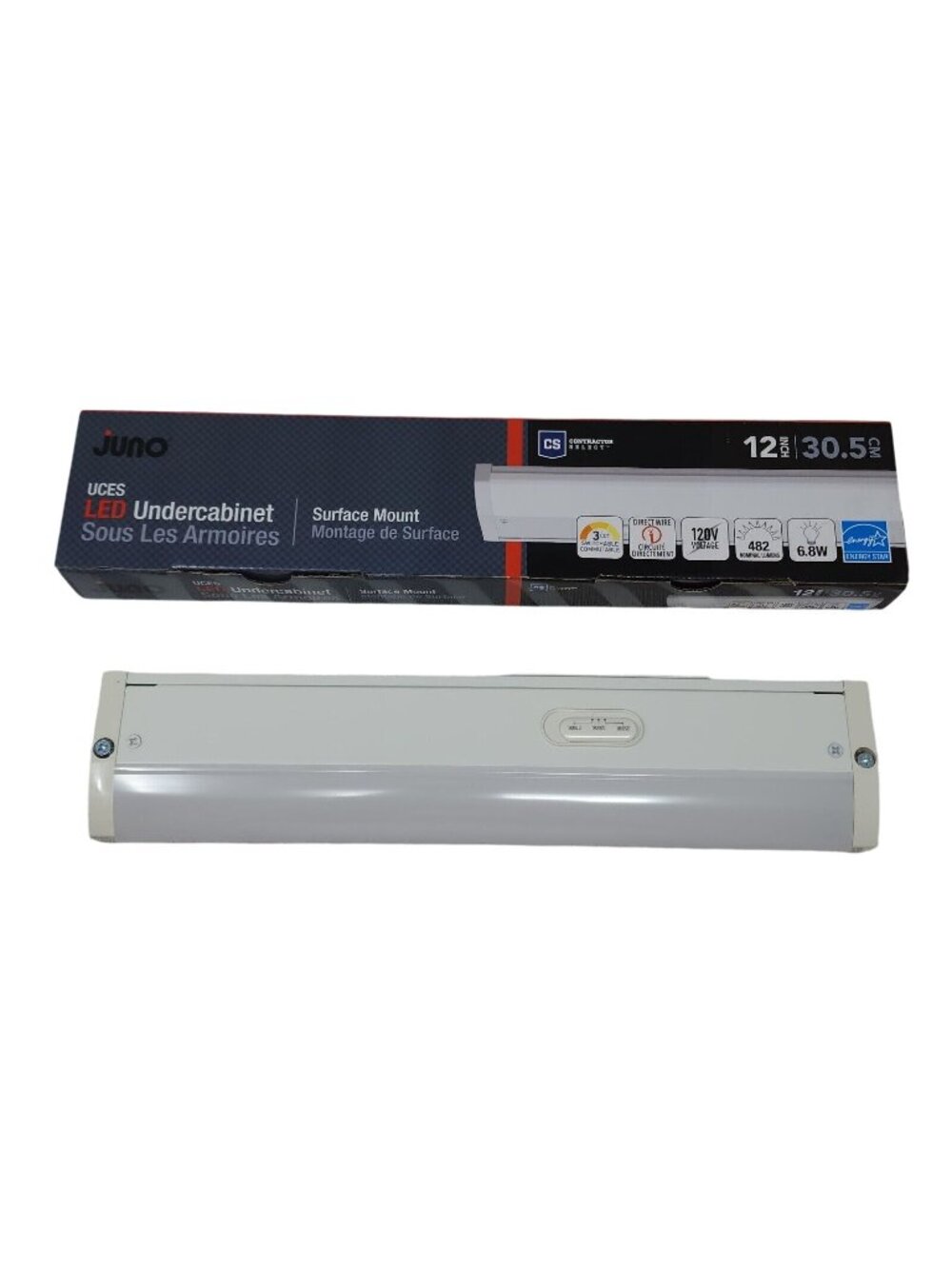 Juno LED Dimmable Fixture UCES 12" Undercabinet Light Kitchen Cabinets